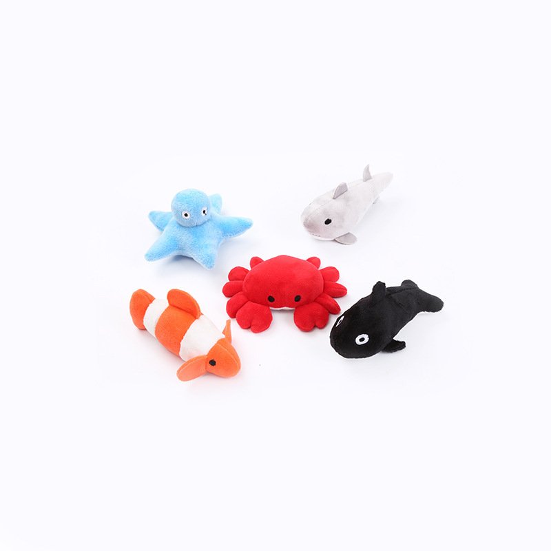 Ocean Series Catnip Plush Toys (Fish & Crab) | Interactive Self-Entertainment Cat Toys for Bulk Export O1CN014raDQq2B8hfoqOeBb 3246638294 0 Cib